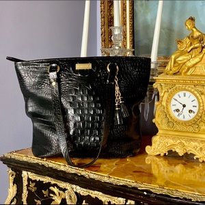 Brahmin Real Black Leather Purse